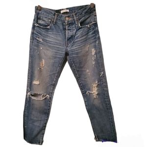 Moussy Distressed Denim Jeans Size 26